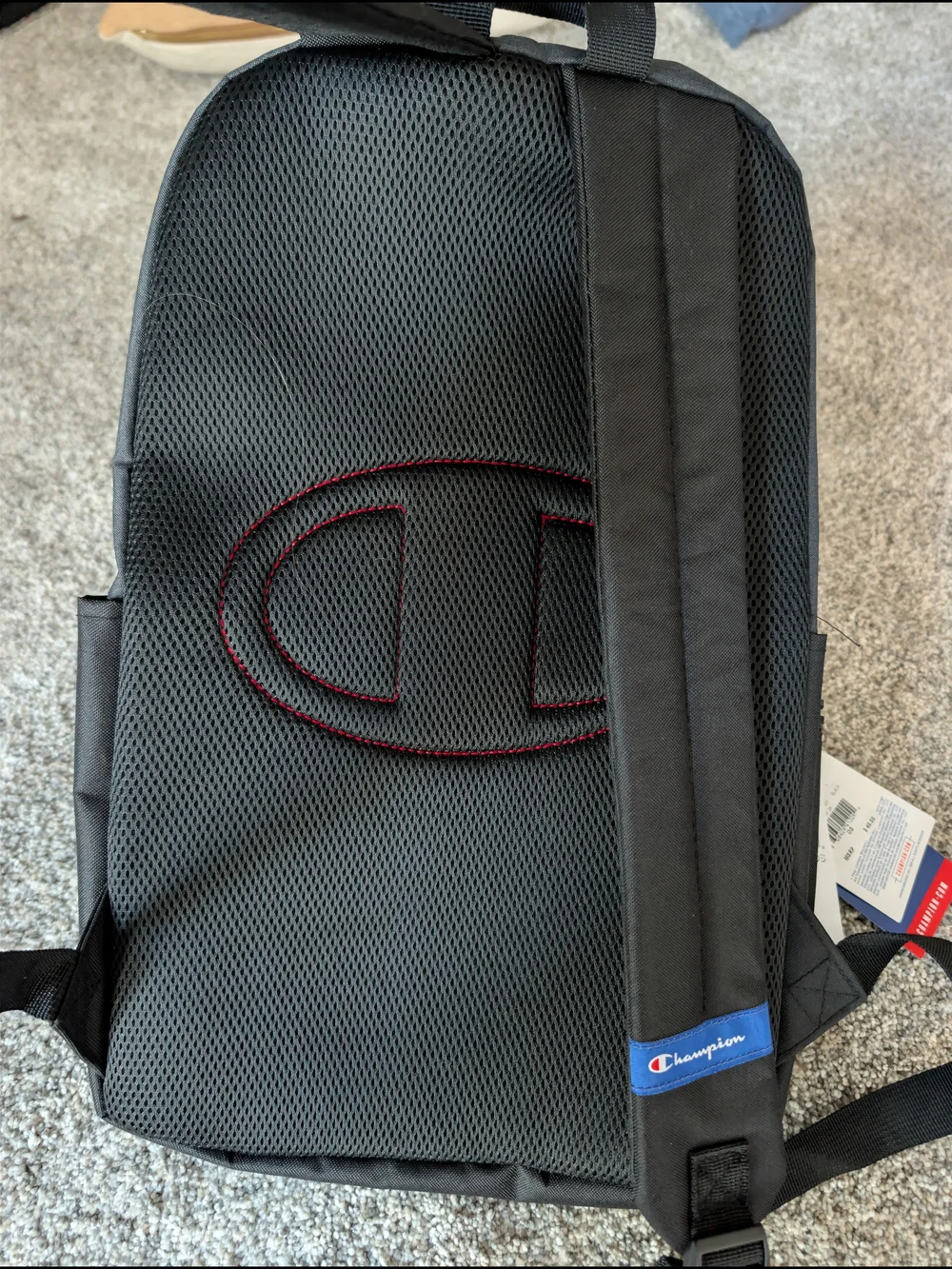 NWT Champion Black Manuscript Backpack 15